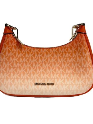 Michael Kors Cora Medium PVC Zip Pouchette Crossbody Bag