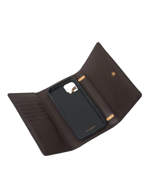 Dolce & Gabbana Brown Python Leather DG Girls Crossbody Phone Bag - Image 7