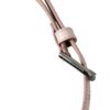 Dolce & Gabbana Light Pink Leather Silver Metal Buckle Belt - Image 4
