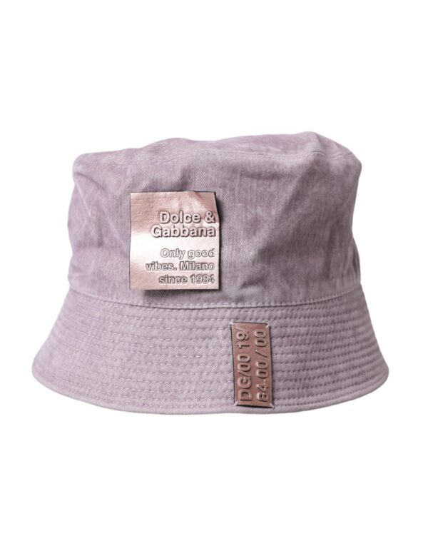 Dolce & Gabbana Light Brown Nylon Canvas Bucket Hat Men - Image 2