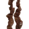 Dolce & Gabbana Brown Nylon Finger Less Elbow Long Arms Gloves - Image 2