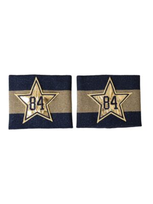 Dolce & Gabbana Black Gold Logo Star 84 Viscose Wristband