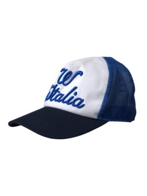 Dolce & Gabbana Blue White Black Italia Mesh Baseball Hat
