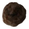 Dolce & Gabbana Brown Weasel Fur Womens Cashmere Hat Beanie - Image 3