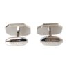 Dolce & Gabbana Silver Plated Brass Pin Crystal Cufflinks - Image 4