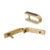 Dolce & Gabbana Gold Plated Metal Brass Pin Men Cufflinks - Image 4