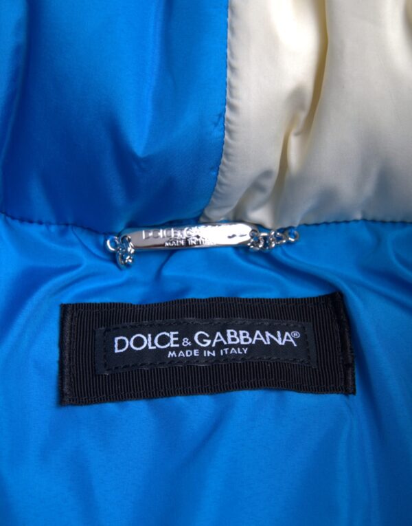Dolce & Gabbana Multicolor Logo Windbreaker Puffer Jacket - Image 8