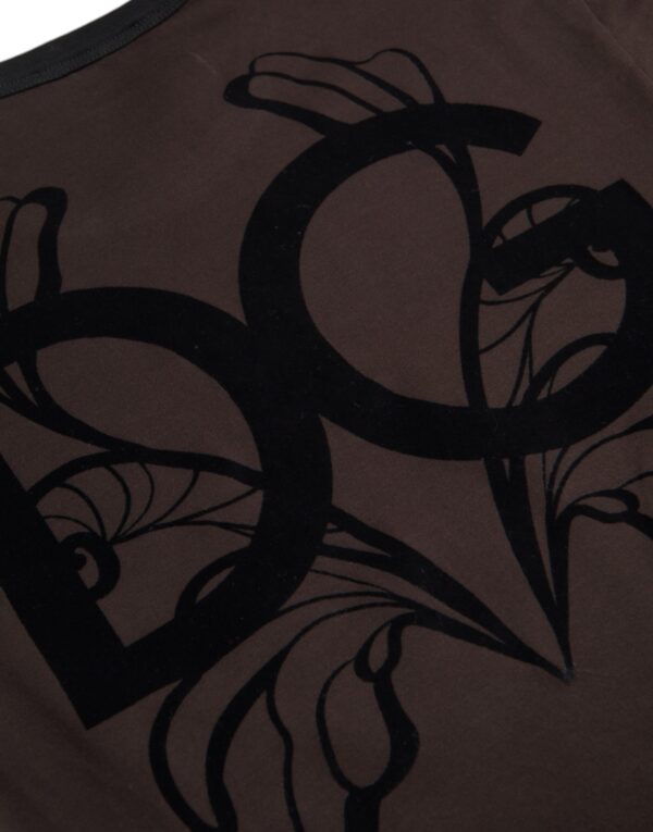 Dolce & Gabbana Brown DG Logo Crewneck Pullover Sweater - Image 5