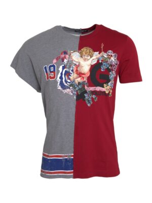 Dolce & Gabbana Multicolor Graphic Short Sleeve T-shirt