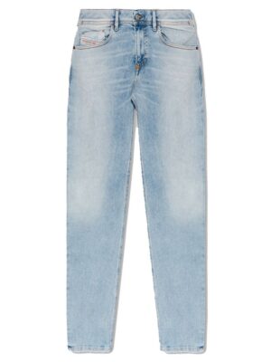 Diesel Light Blue Cotton Jeans & Pant