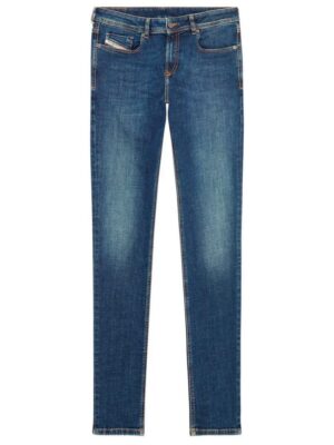 Diesel Blue Cotton Jeans & Pant