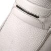Dolce & Gabbana White Gray Leather Slip Mocassin Shoes Loafer - Image 6