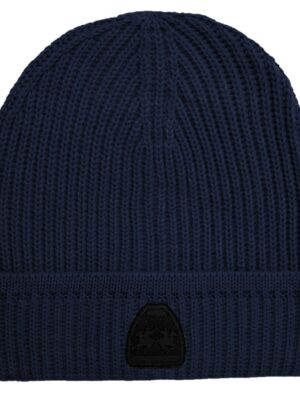 La Martina Blue Acrylic Men Beanie