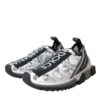 Dolce & Gabbana White Sorrento Crystals Sneakers Shoes - Image 3
