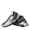 Dolce & Gabbana White Sorrento Crystals Sneakers Shoes - Image 7