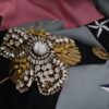 Dolce & Gabbana Blue Button Crystal Embellished Cotton Jacket - Image 3