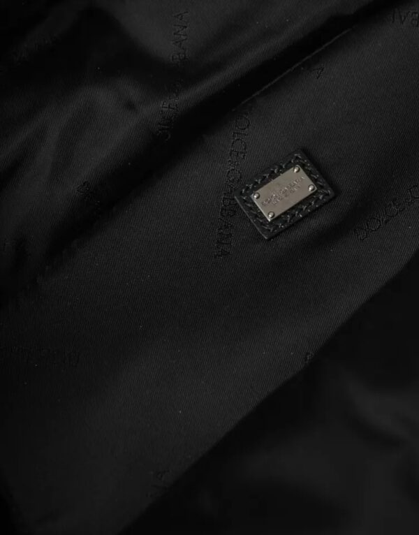 Dolce & Gabbana Blue Nylon #DGFamily Patch Men Backpack Bag - Image 3