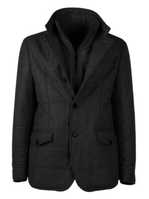 Made in Italy Elegant Wool-Cashmere Men's Coat