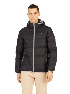 La Martina Black Nylon Men's Jacket
