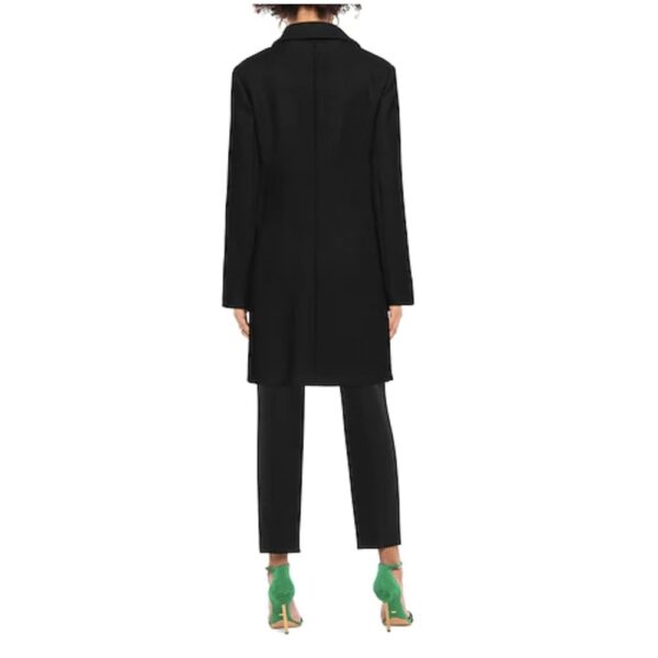 Love Moschino Black Wool Women Coat - Image 4