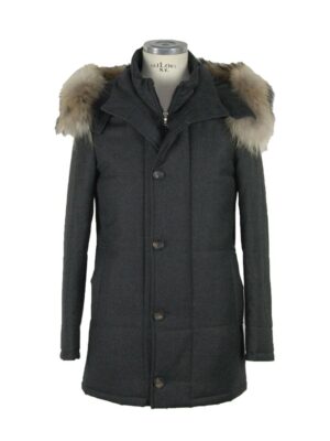 Made in Italy Elegant Italian Wool-Cashmere Blend Jacket