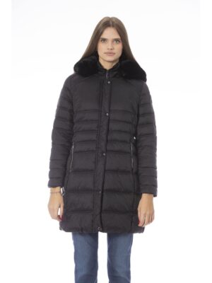 Baldinini Trend Black Polyester Women Jacket