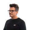 Ermenegildo Zegna Black Men Optical Frames - Image 4