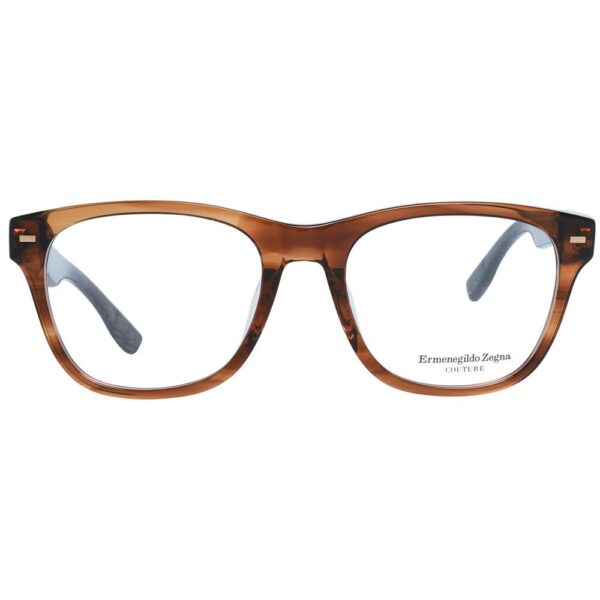 Ermenegildo Zegna Brown Men Optical Frames - Image 2