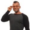 Ermenegildo Zegna Brown Men Optical Frames - Image 4