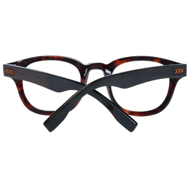 Ermenegildo Zegna Brown Men Optical Frames - Image 3