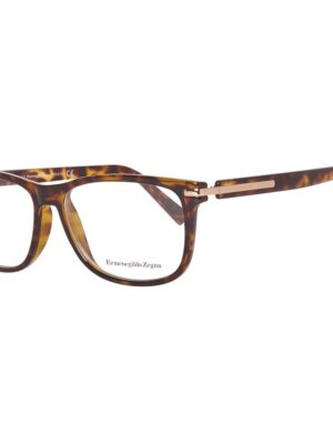Ermenegildo Zegna Brown Men Optical Frames