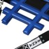 Dolce & Gabbana Black Nylon Blue Leather Hashtag Shopping Tote Bag - Image 6