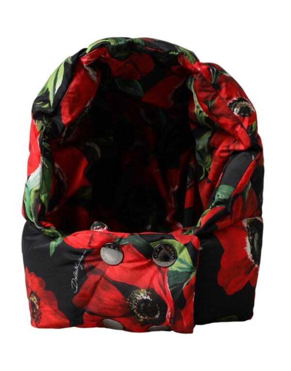 Dolce & Gabbana Multicolor Anemone Whole Head Wrap Hat - Image 2