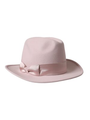 Dolce & Gabbana Pink Rabbit Fedora Trilby Women Hat