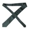 Dolce & Gabbana Green Silk Branded Logo Adjustable Men Tie - Image 3