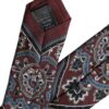 Dolce & Gabbana Bordeaux Printed 100% Silk Adjustable Men Tie - Image 4
