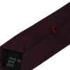 Dolce & Gabbana Bordeaux Solid 100% Silk Adjustable Men Tie - Image 4