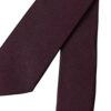 Dolce & Gabbana Bordeaux Solid 100% Silk Adjustable Men Tie - Image 6