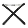 Dolce & Gabbana Black White Patterned Adjustable Tie - Image 2