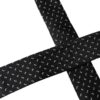 Dolce & Gabbana Black White Patterned Adjustable Tie - Image 3