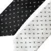 Dolce & Gabbana Black White Patterned Adjustable Tie - Image 5