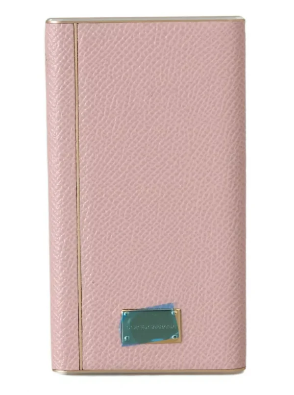 Dolce & Gabbana Chic Pink Leather Power Bank - Image 5