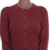 Dolce & Gabbana Red Wool Cardigan Sweater - Image 4