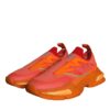 Dolce & Gabbana Orange Airmaster Low Top Men Sneakers Shoes - Image 3