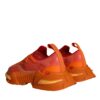 Dolce & Gabbana Orange Airmaster Low Top Men Sneakers Shoes - Image 4