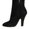 Dolce & Gabbana Black Suede Leather Mid Calf Boots Shoes - Image 5