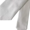 Dolce & Gabbana White Satin Silk Adjustable Men Tie - Image 3