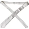 Dolce & Gabbana White Satin Silk Adjustable Men Tie - Image 5