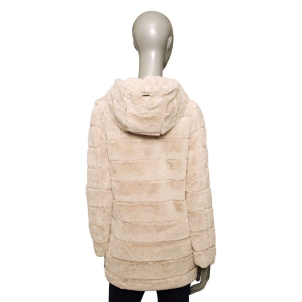 Baldinini Trend Beige Polyester Women Coat - Image 2