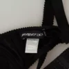 Dolce & Gabbana Black Silk Lace Balconcino Bra Underwear - Image 6